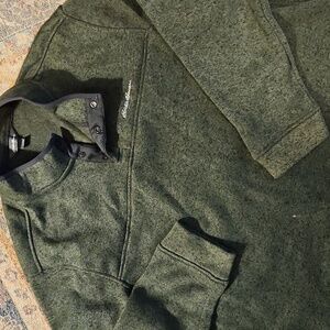 Eddie Bauer Green Fleece